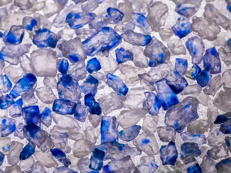 Blue Salt Closeup