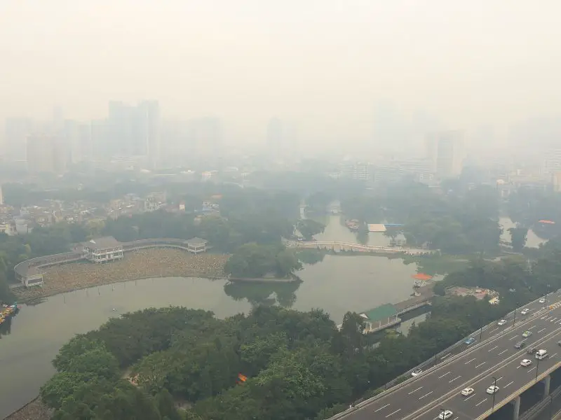 polluted china